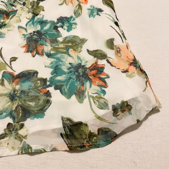 Forever 21 Contemporary Floral Dress Womens Size Large - Picture 7 of 16